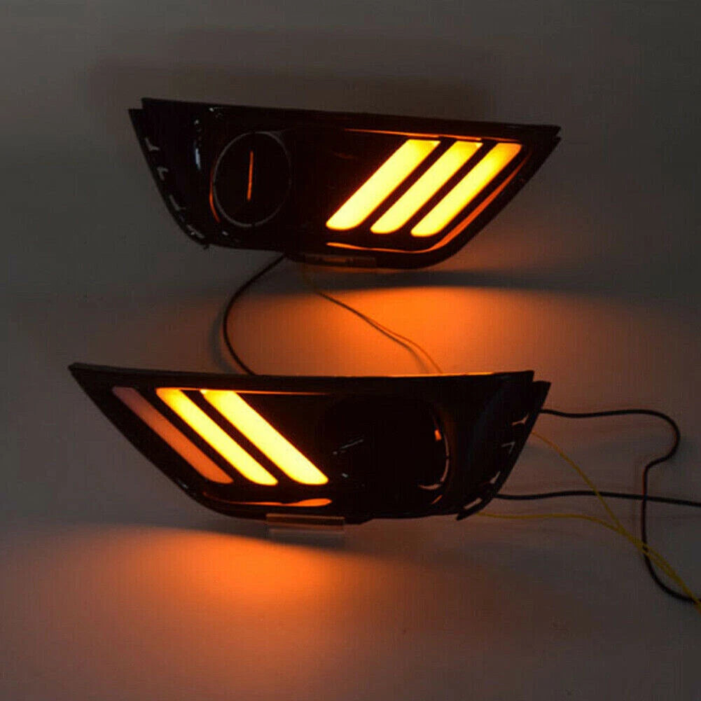 2 x LED DRL Daytime Running Lights for Jeep Compass (2017-2019)
