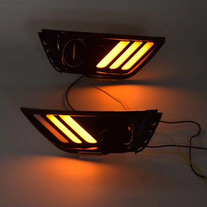 2 x LED DRL Daytime Running Lights for Jeep Compass (2017-2019)