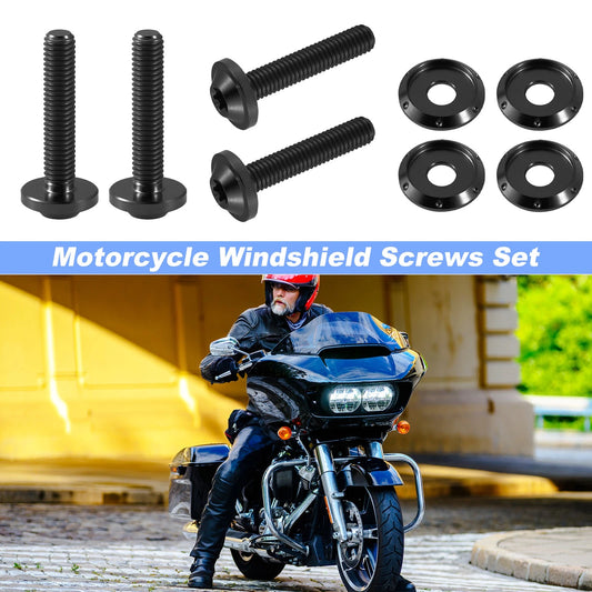 4x Windshield Screws for Harley Touring FLTRX Road Glide (15-23)