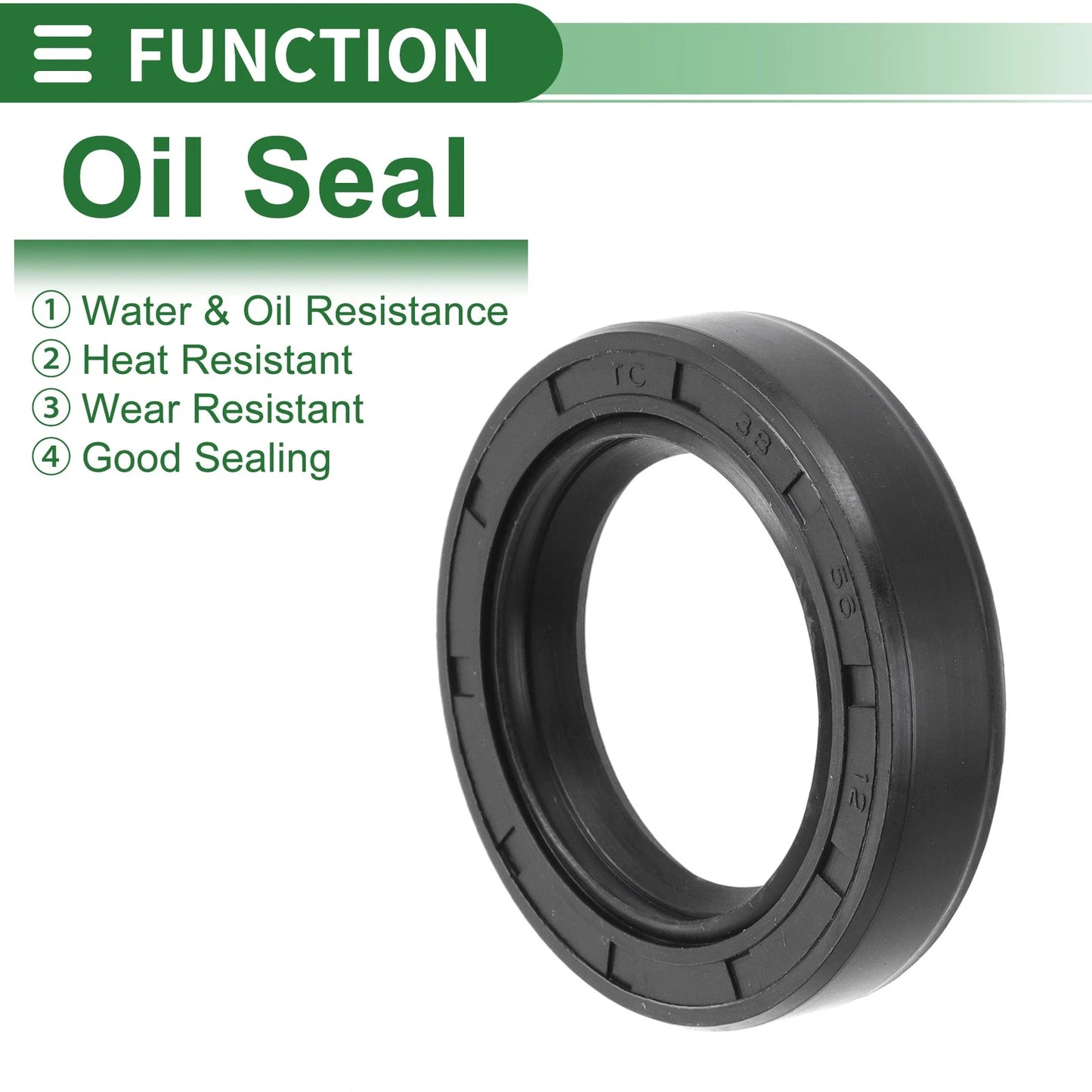 Oil Seal 5 x 38x56x12mm NBR Rubber Rotary Shaft Seal