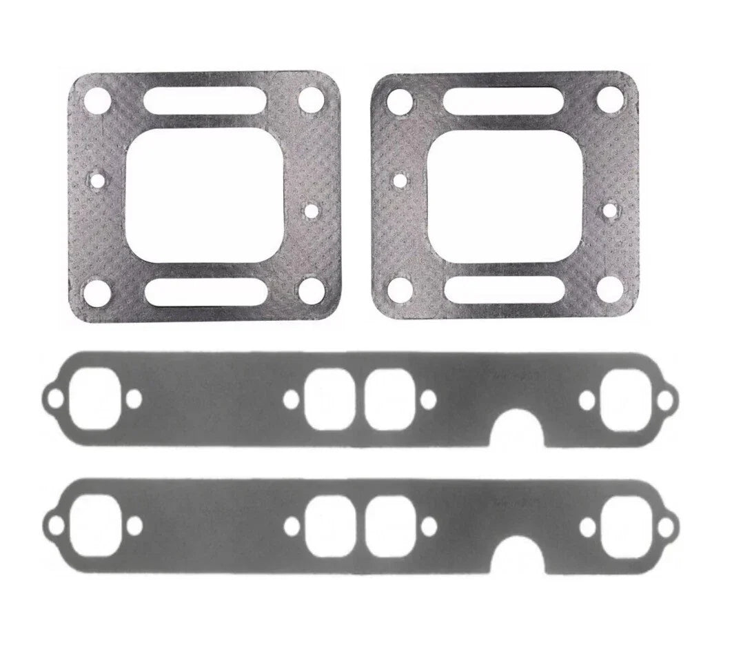 Exhaust Manifold Riser Elbow Gasket Kit for Mercruiser 5.7 350