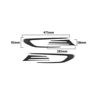 Carbon Fiber Leaf Board Panel Cover Trim for Subaru BRZ, Toyota 86 (2016-2020)