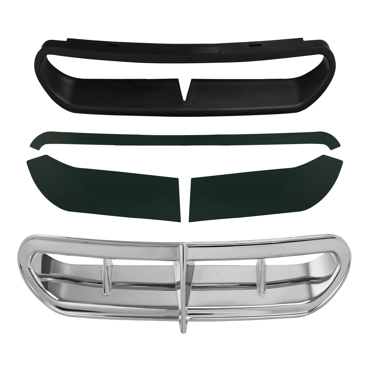 Chrome Outer Fairing Vent Accent for Harley Electra Street Glide (2014-2024)