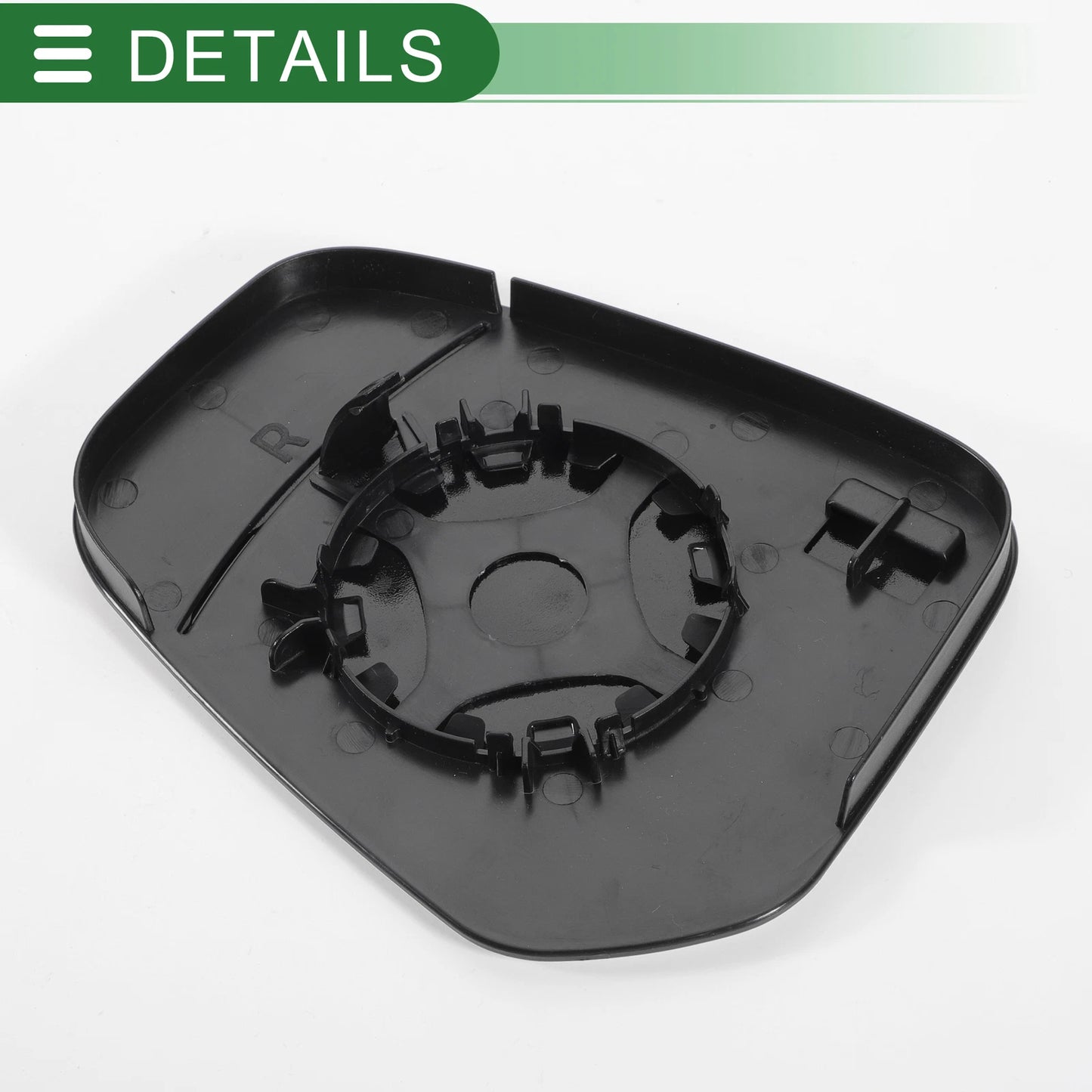 Right Side White Mirror Glass with Back Aspherical Non-Heated for Ford Tourneo