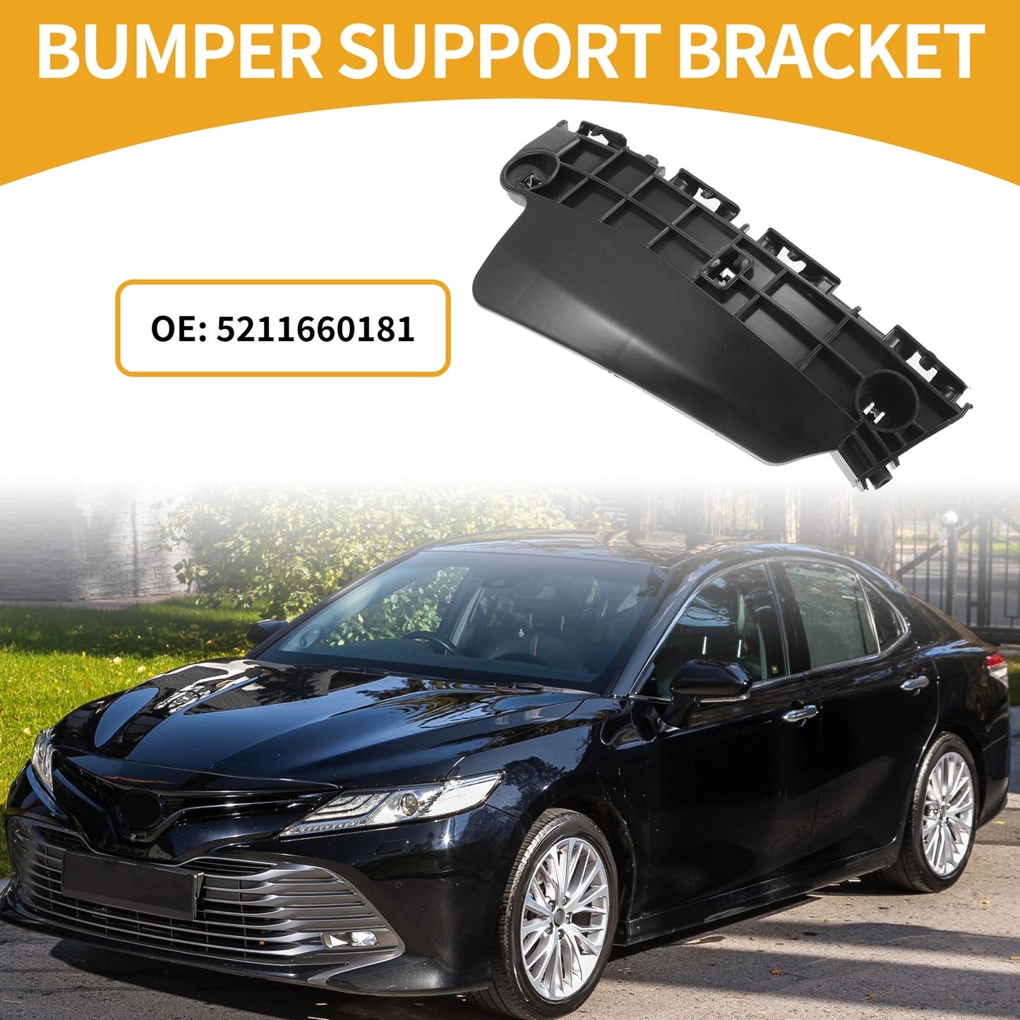 Front Bumper Support Bracket for Toyota Land Cruiser (2008-2015) 1 Pc