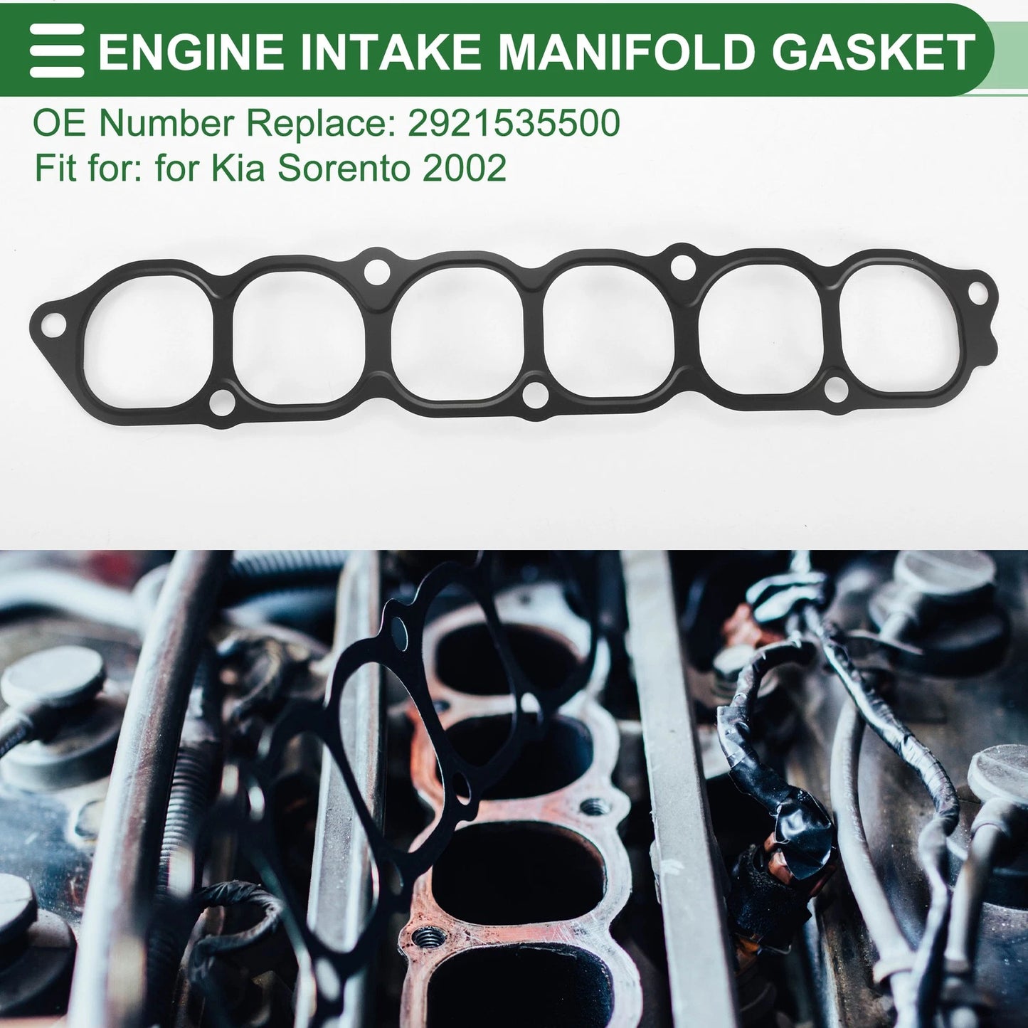 Upper Engine Intake Manifold Gasket for Kia Sorento (2002)