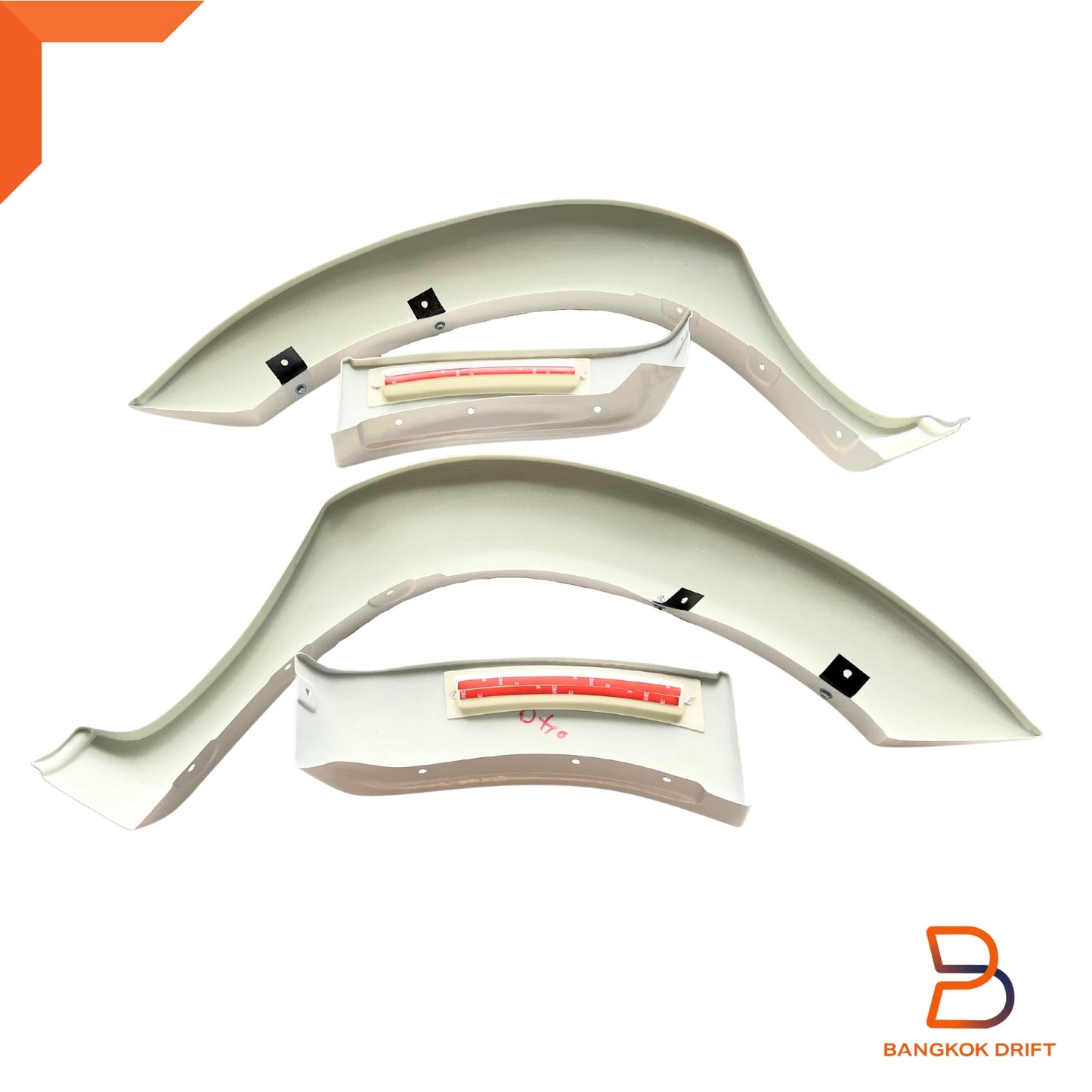 White Fender Flare Arch for Toyota Hilux Ute Vigo MK6 2005-2011 Double Cab