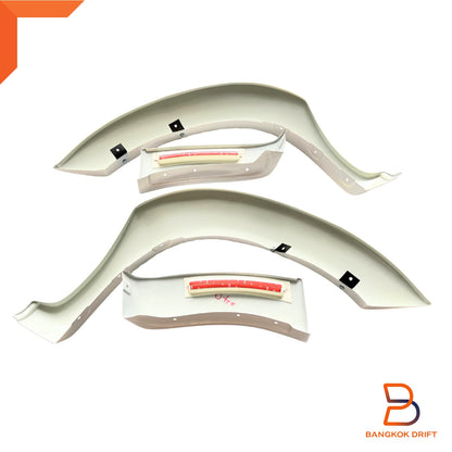 White Fender Flare Arch for Toyota Hilux Ute Vigo MK6 2005-2011 Double Cab