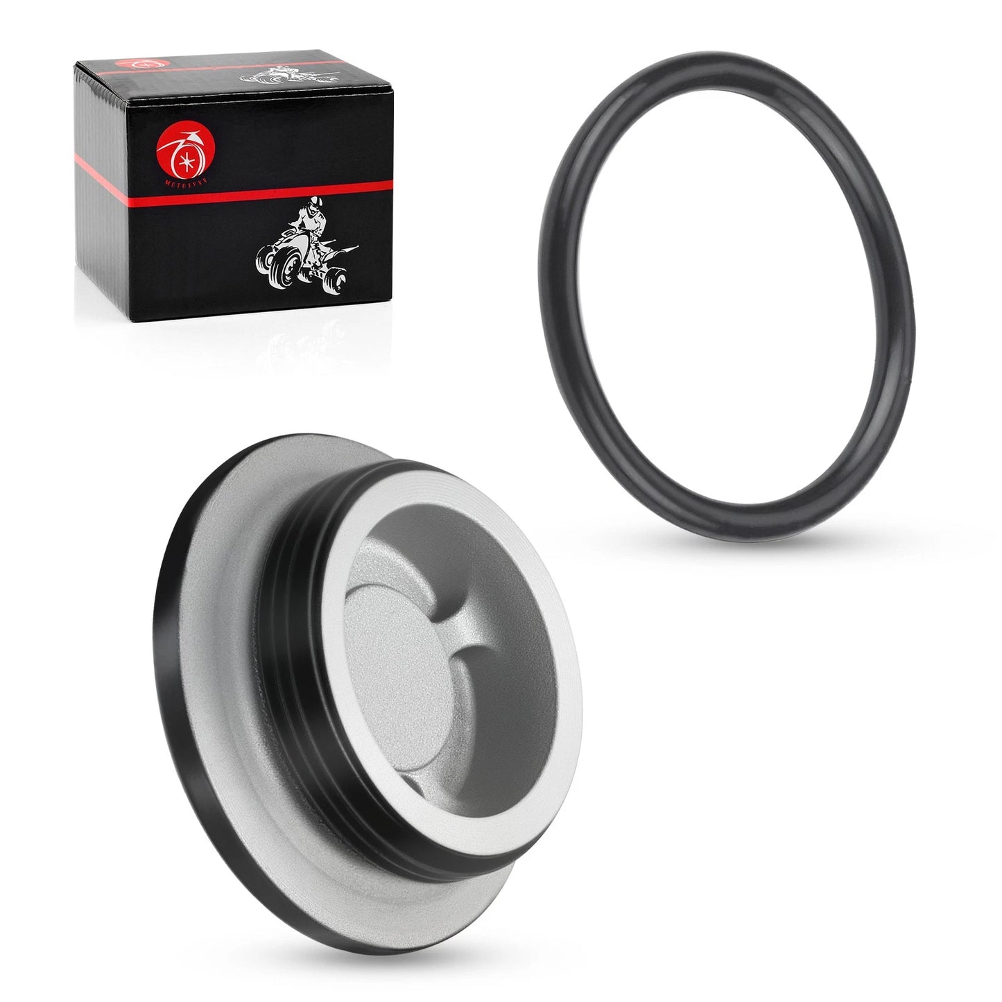 Black Crankcase Cover Plug w/ O-Ring for Suzuki Hayabusa GSX1300R (1999–2024)