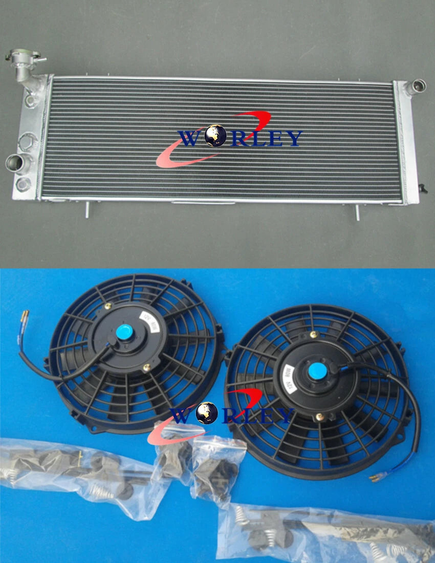 Radiator & Fans for Jeep Cherokee XJ 1994-2001 Sport 4.0L 6Cyl 3 Row