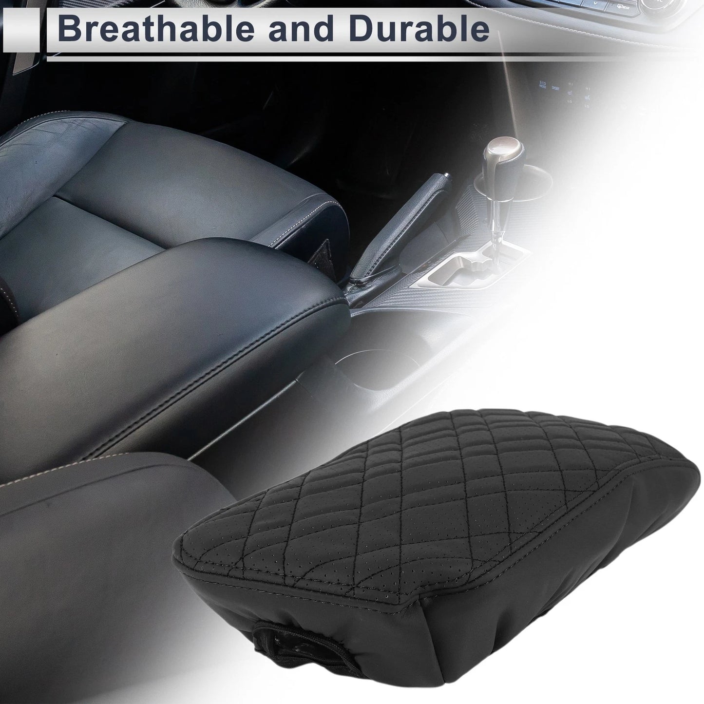 Car Center Console Cover for BMW X3 (2011-2017) Black 1 x Piece