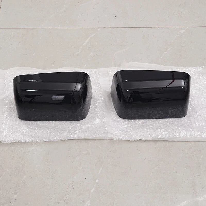 Gloss Black Towing Mirror Cover Cap for 2008-2016 Ford F250 F350 (2008-2016)