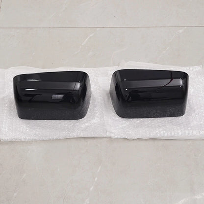 Gloss Black Towing Mirror Cover Cap for 2008-2016 Ford F250 F350 (2008-2016)