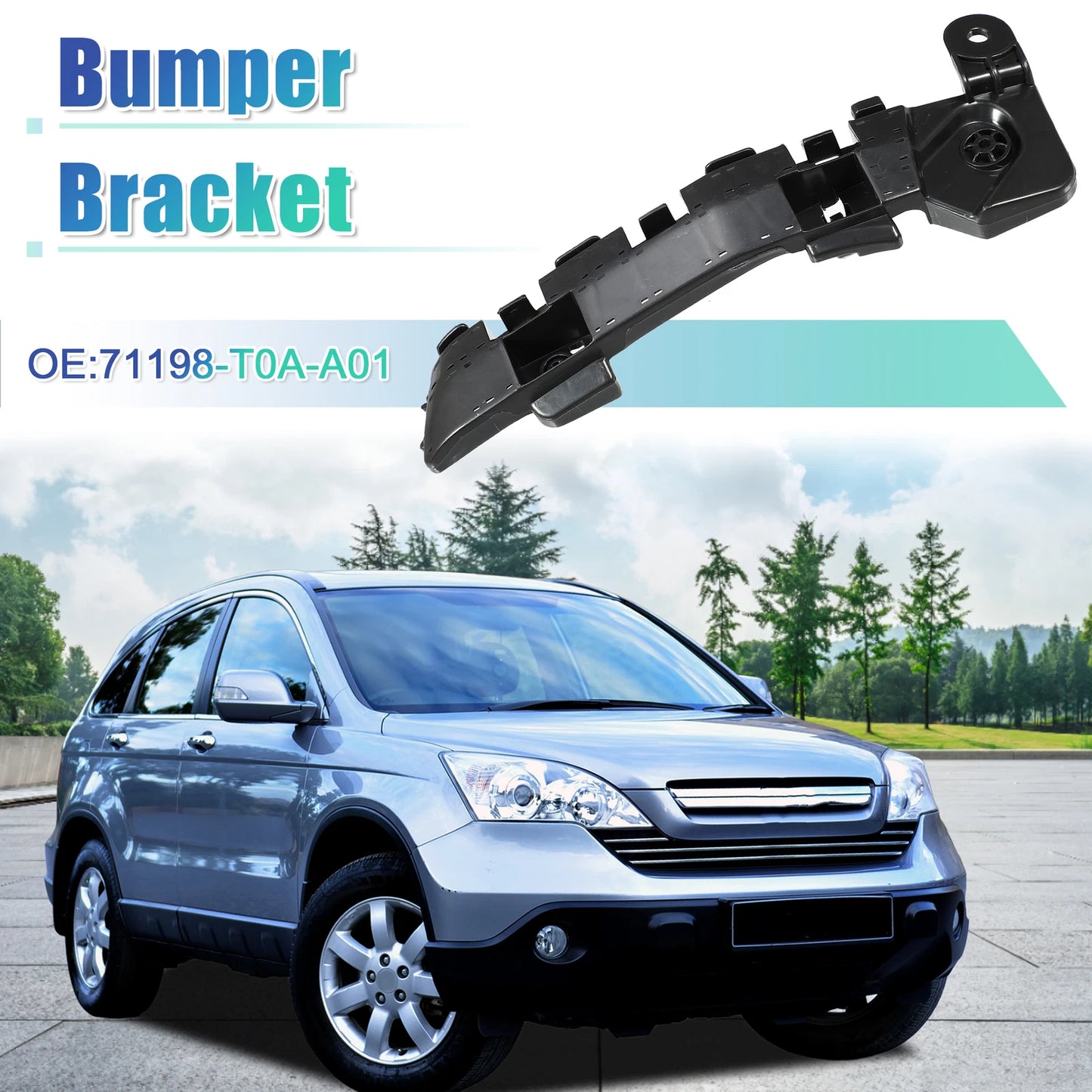 Left Side Front Bumper Bracket for Honda CR-V (2012-2016)