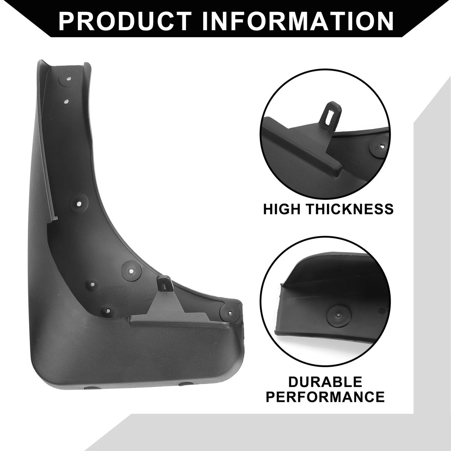 Front & Rear Mud Flaps for BMW X5 Sport Utility (2007-2013)