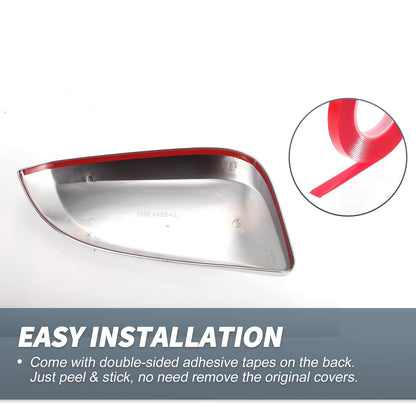 Chrome Plated Rearview Mirror Cover for Toyota HILUX (2015-2022)