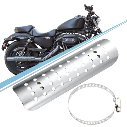 Exhaust Hole Heat Shield / 90mm-110mm Clamps for Harley