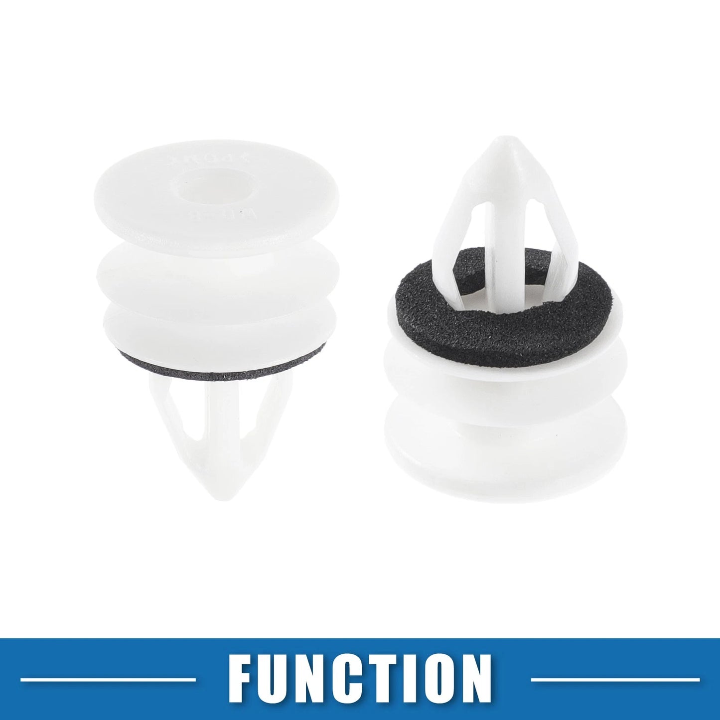 30 x Door Panel Clips for Chevrolet Plastic White Vehicle Clips