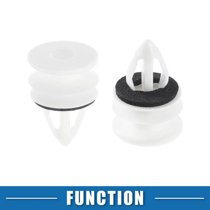 30 x Door Panel Clips for Chevrolet Plastic White Vehicle Clips