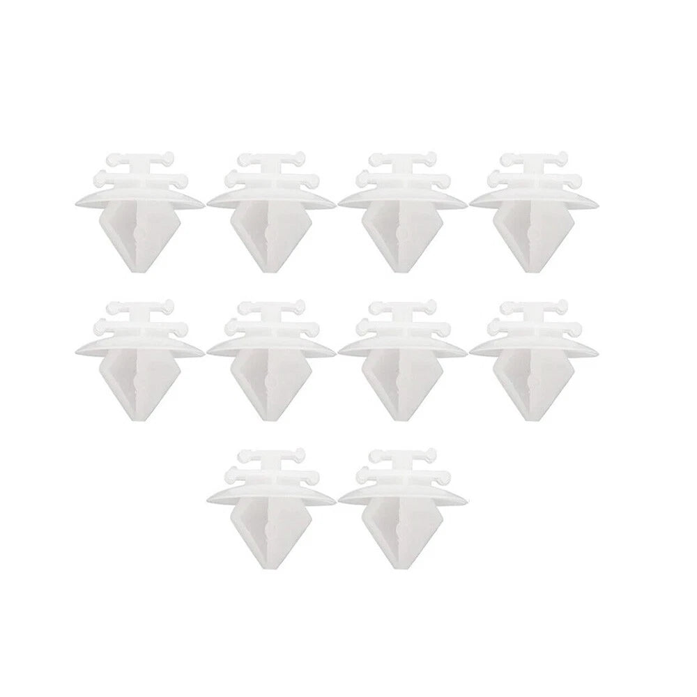10Pcs Car Exterior Door Trim Clips for Citroen Berlingo, Peugeot 1007, 106, 206, 207
