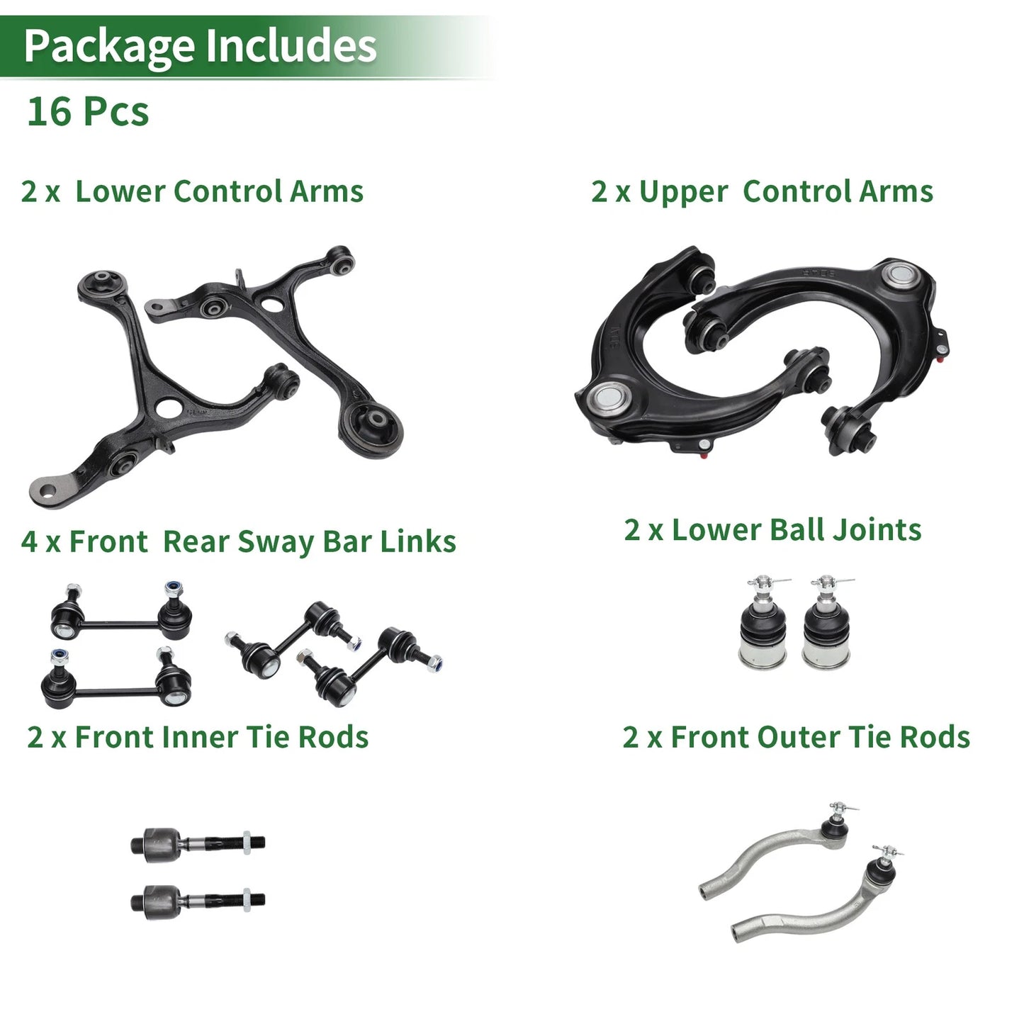 14pcs Front Suspension Kit for Honda Accord