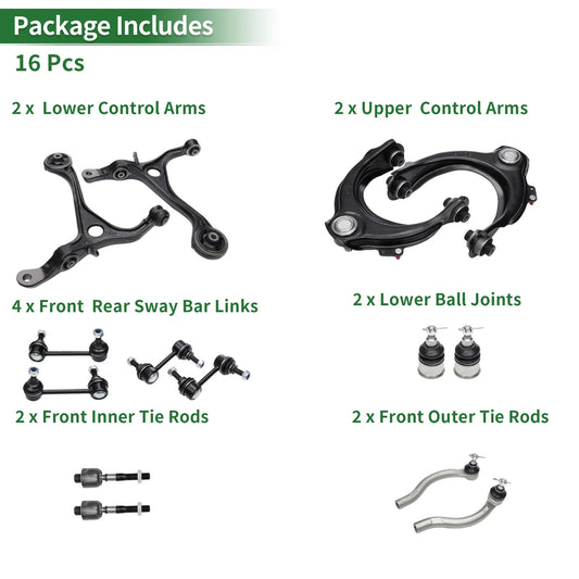 14pcs Front Suspension Kit for Honda Accord