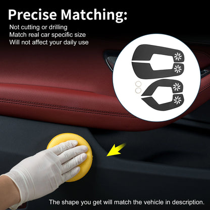 Car Door Anti Kick Pad Sticker Protector for Subaru Outback (2010-2014)