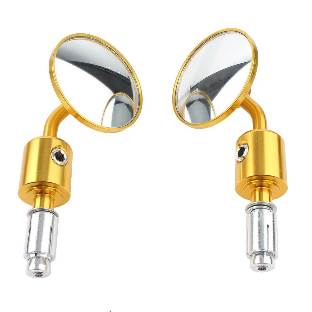 CNC Round 7/8" Bar End Mirrors 2pcs for Universal Motorcycle (No Year)