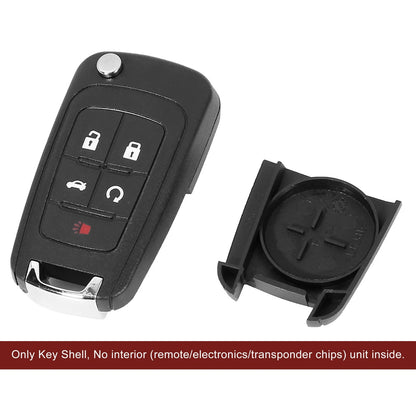 5 Button Uncut Key Fob Remote Shell for Chevy Camaro (2010 - 2013)