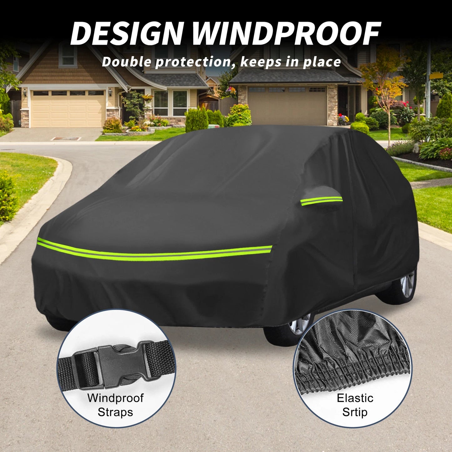 Waterproof 225D-PU Car Cover for Mercedes-Benz B-Klasse W246 W247 (2011-2022)