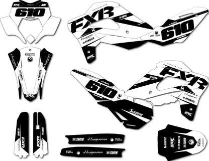Custom Decal Kit for Husqvarna SM 610 (2005-2010) - BURN STYLE Stickers