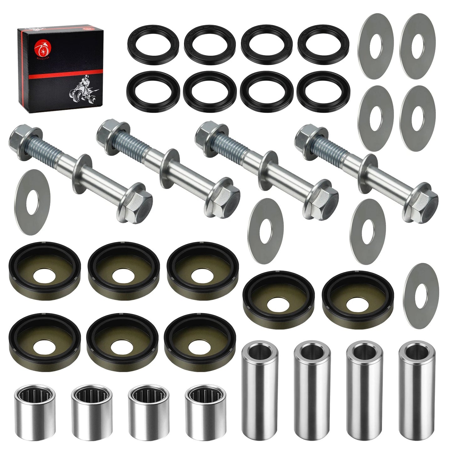 Front Lower A Arm Bushings Seals for Arctic Cat 400 DVX (2004–2008)
