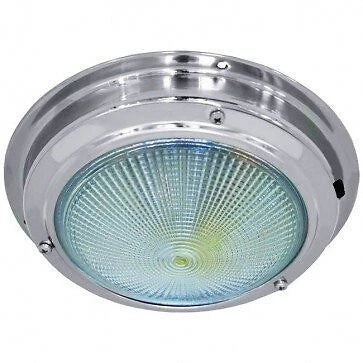 12V LED Dome Light Stainless Steel for Caravan/Boat 160mm Diameter