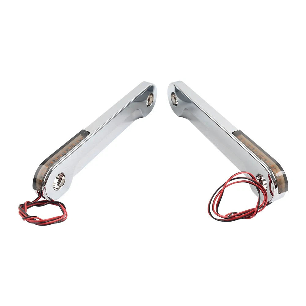 LED Flush Fork Turn Signal Brackets for Harley Street Glide & Electra Glide