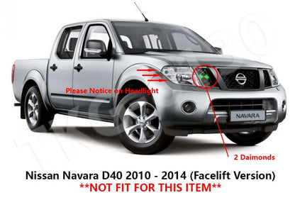 Headlight Cover Trim for Nissan Frontier Navara D40 (2005-2013)