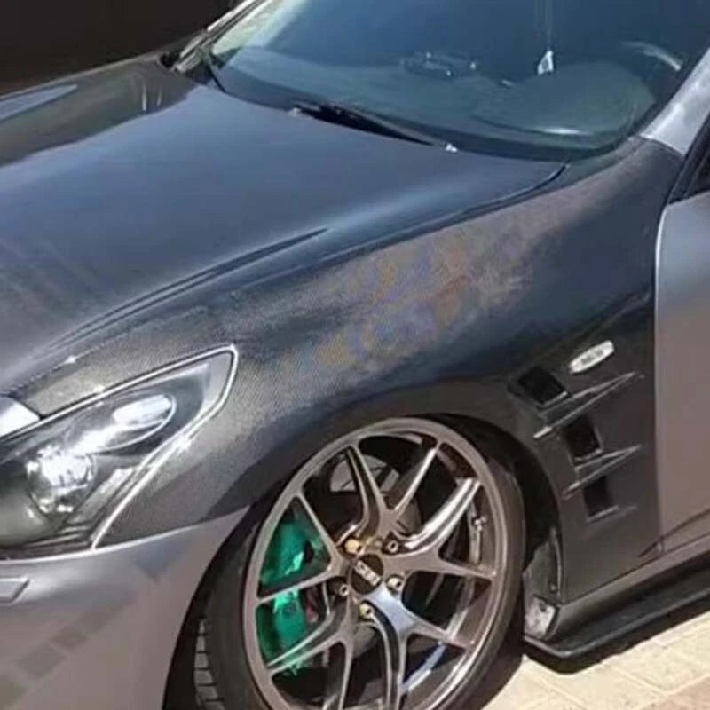 Carbon Fiber Front Fenders w/o Light Hole for Infiniti G37 2-Door 2008-2013