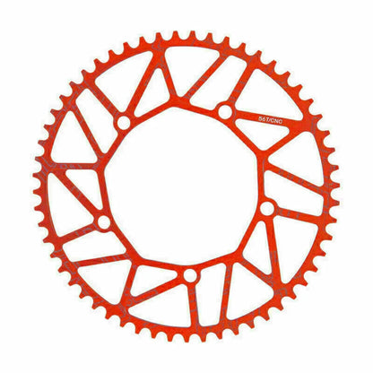 50T-58T Narrow Wide Chainring for Folding Road Bike - Red
