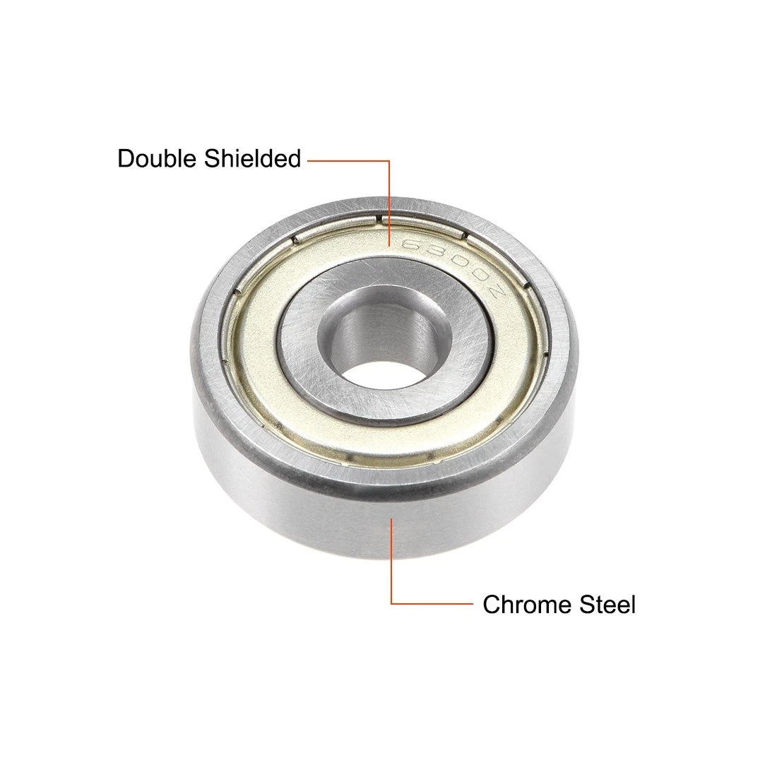 2 x Ball Bearing 10x35x11mm Double Shielded ABEC-3 Bearings