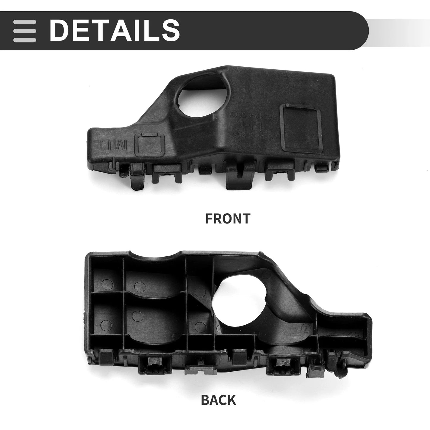 Left Front Bumper Retainer Bracket for Kia Sorento (2016-2020)