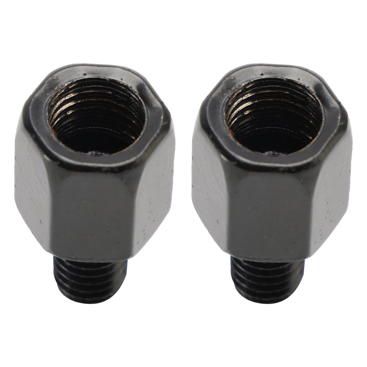 2 x Motorcycle Scooter Mirror Adapter M10 to M8 for Various Models