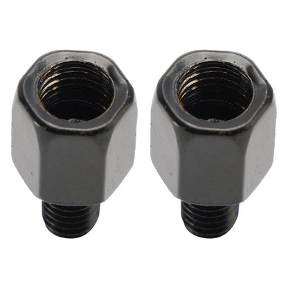 2 x Motorcycle Scooter Mirror Adapter M10 to M8 for Various Models