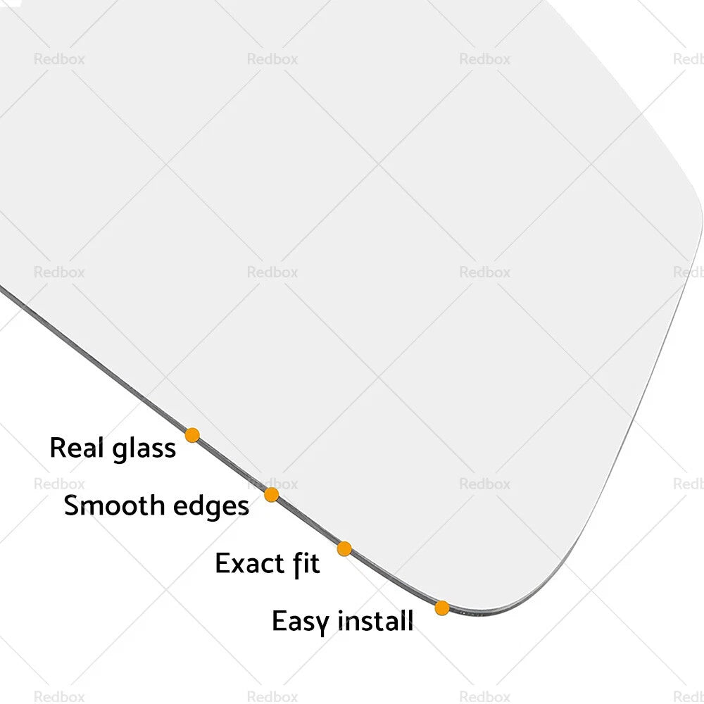 Right Side Mirror Glass with Back Plate for Toyota Yaris (2012-2019)