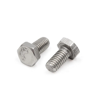 30Pcs M6 x 12mm 304 Stainless Hex Socket Head Screws for Car Motorcycle