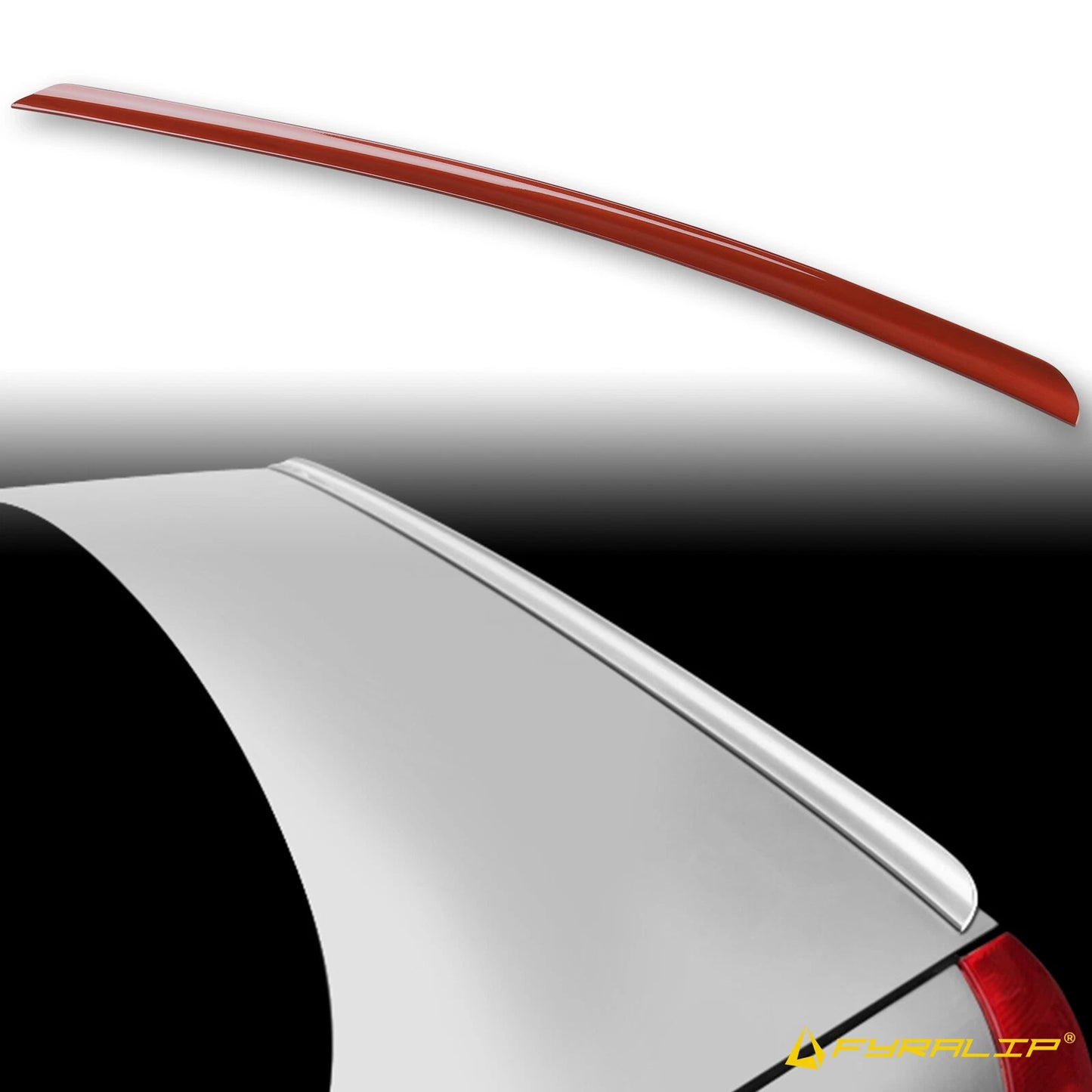 512 Red Boot Lip Spoiler for Mercedes-Benz W202 (1993-2000)