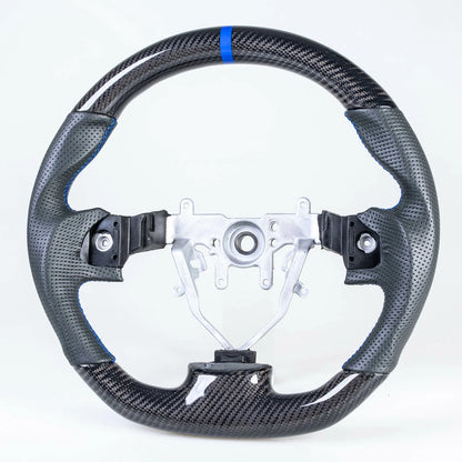 Flat Bottom Carbon Leather Steering Wheel for Subaru Impreza WRX/STI (2008-2014)