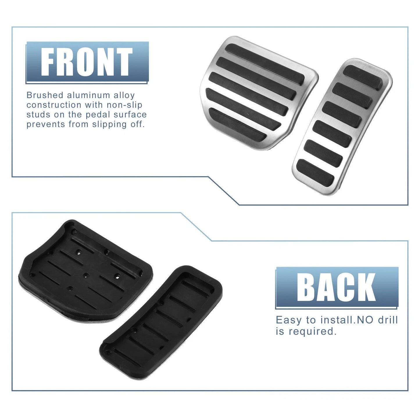 Brake & Gas Pedal Set for Land Rover LR4 (2010-2016) -  Items
