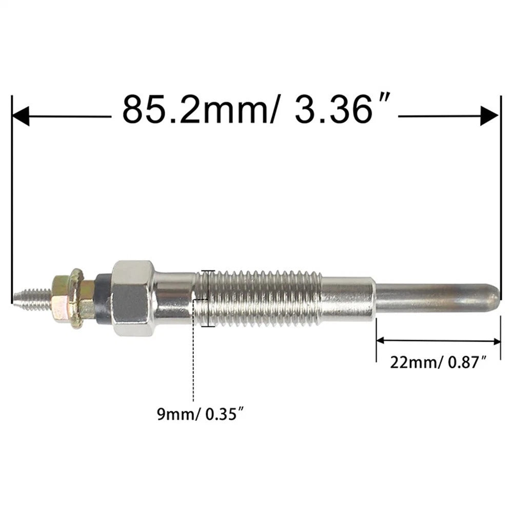 3 x Glow Plugs for Mitsubishi S4S S3L S3L2