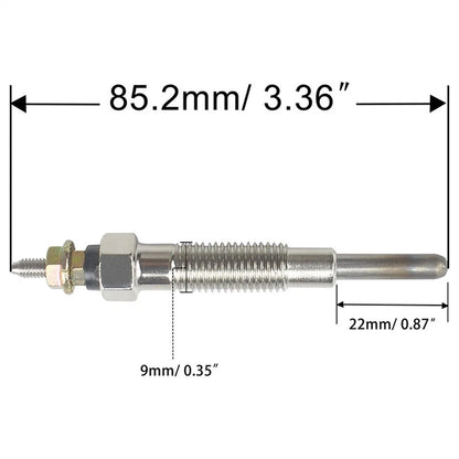 3 x Glow Plugs for Mitsubishi S4S S3L S3L2