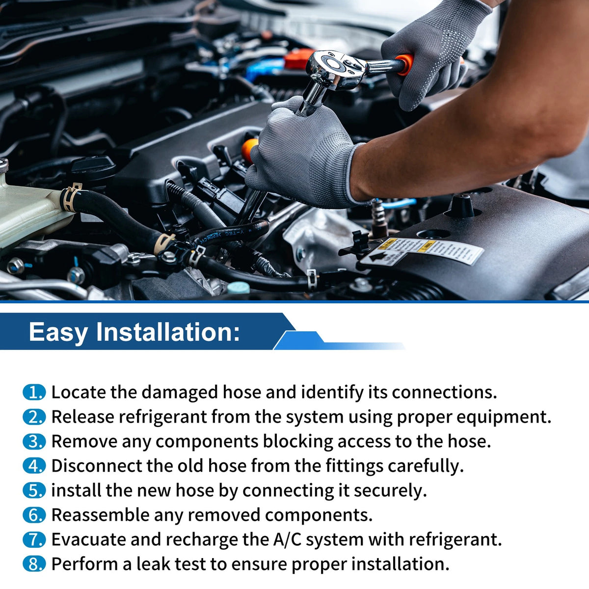 A/C Refrigerant Liquid Hose for Toyota RAV4 (2019-2023)