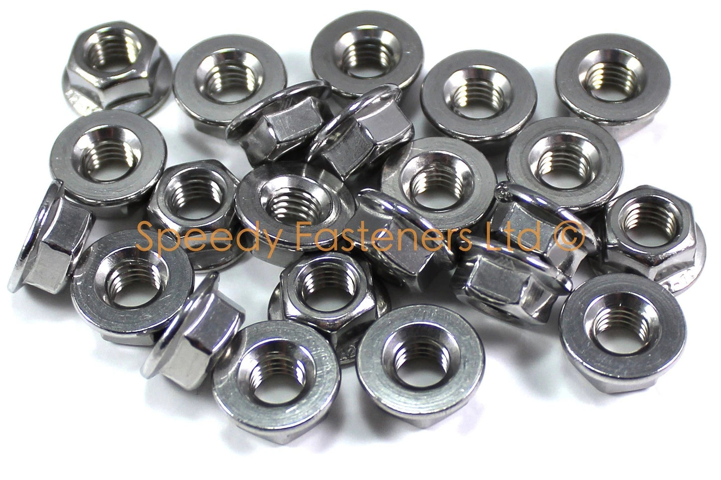 Stainless Steel Hex Flange Nuts m4 m5 m6 m8 m10 m12 m14 Flanged Hexagon